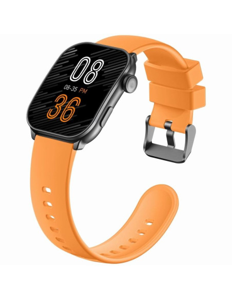 Smartwatch męski gravity gt28-2 pasek + bransoleta pomarańczowo czarny