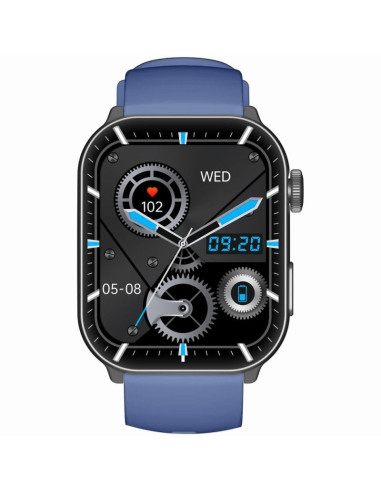 Smartwatch męski gravity gt28-3 pasek + bransoleta granatowo czarny