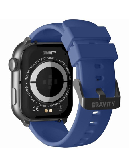 Smartwatch męski gravity gt28-3 pasek + bransoleta granatowo czarny