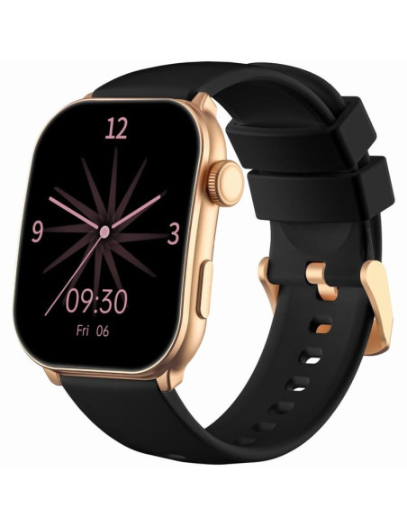 Smartwatch damski gravity gt28-5 pasek + bransoleta różowe złoto czarny