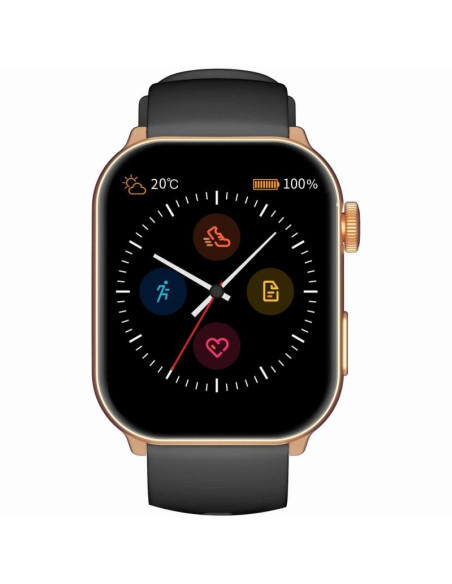 Smartwatch damski gravity gt28-5 pasek + bransoleta różowe złoto czarny