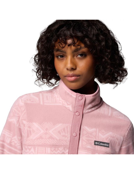 Columbia benton spring printed 1/2 snap 2085611659 różowe l