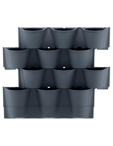 Kwietnik ogród wertykalny wiszący antracyt