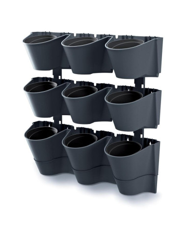 Kwietnik ogród wertykalny wiszący antracyt