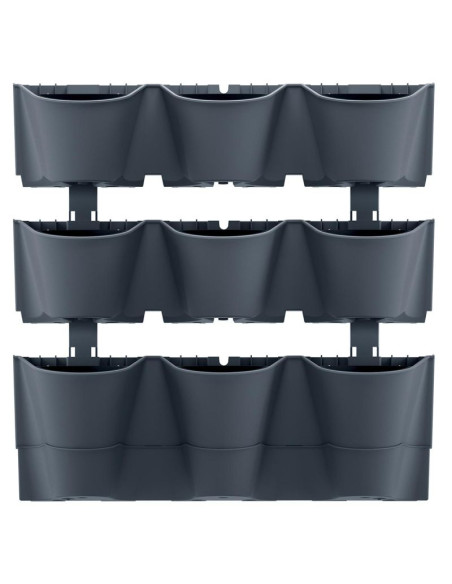 Kwietnik ogród wertykalny wiszący antracyt