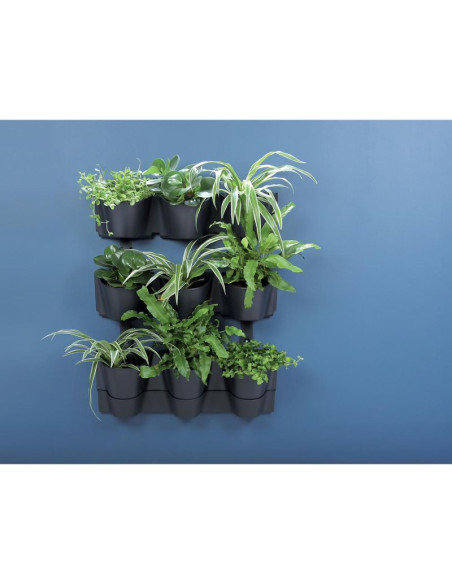 Kwietnik ogród wertykalny wiszący antracyt