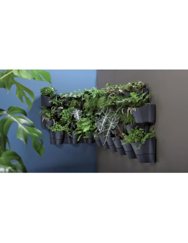 Kwietnik ogród wertykalny wiszący antracyt