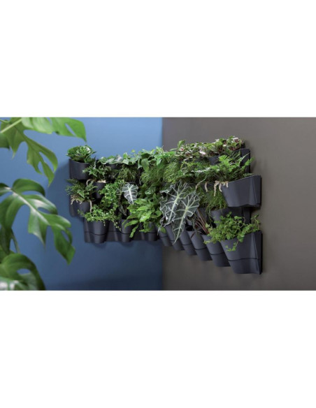 Kwietnik ogród wertykalny wiszący antracyt