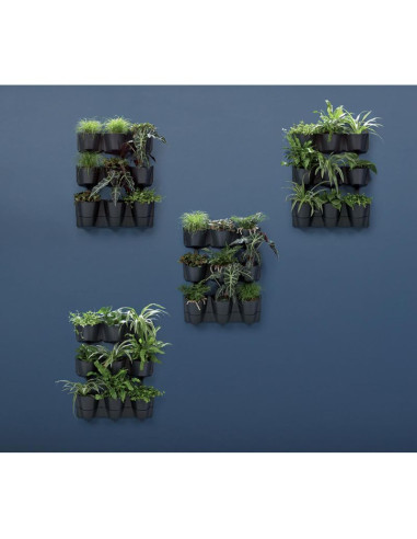 Kwietnik ogród wertykalny wiszący antracyt