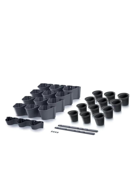 Kwietnik ogród wertykalny wiszący antracyt