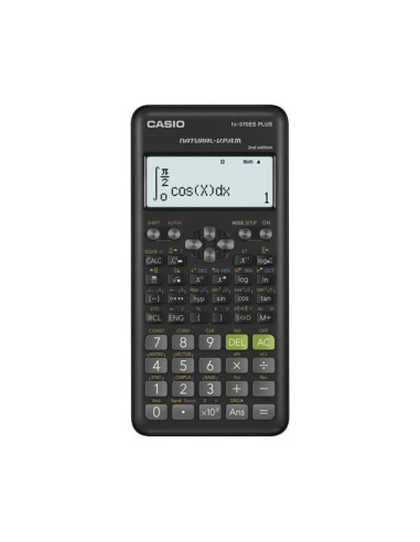 Casio kalkulator naukowy fx-570esplus-2-b, 417 funkcji, 77x162mm, czarny