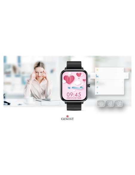 Smartwatch giewont czarny gw230-2