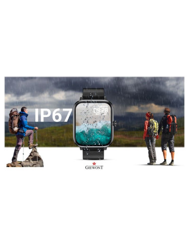 Smartwatch giewont czarny gw230-2