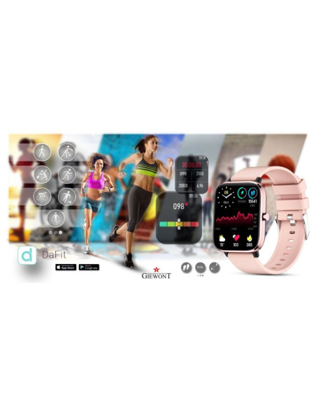 Smartwatch giewont różowy gw230-1
