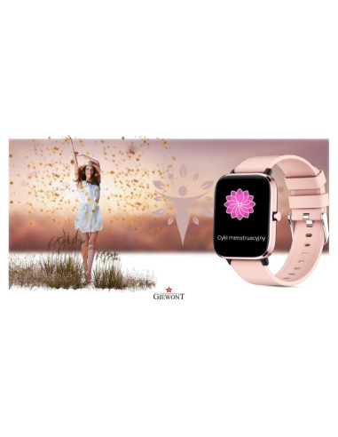 Smartwatch giewont różowy gw230-1