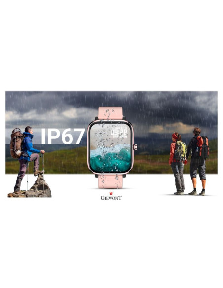 Smartwatch giewont różowy gw230-1