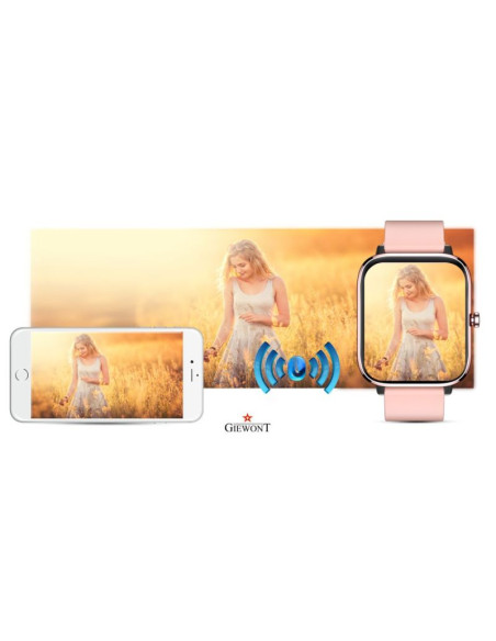 Smartwatch giewont różowy gw230-1