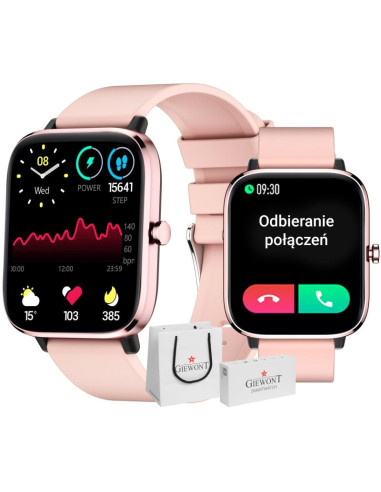 Smartwatch giewont różowy gw230-1
