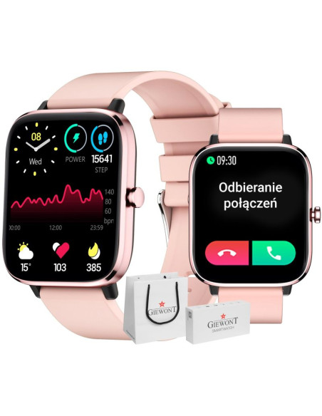 Smartwatch giewont różowy gw230-1