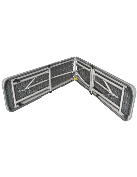 Ławka cateringowa składana 183x28x43cm szara