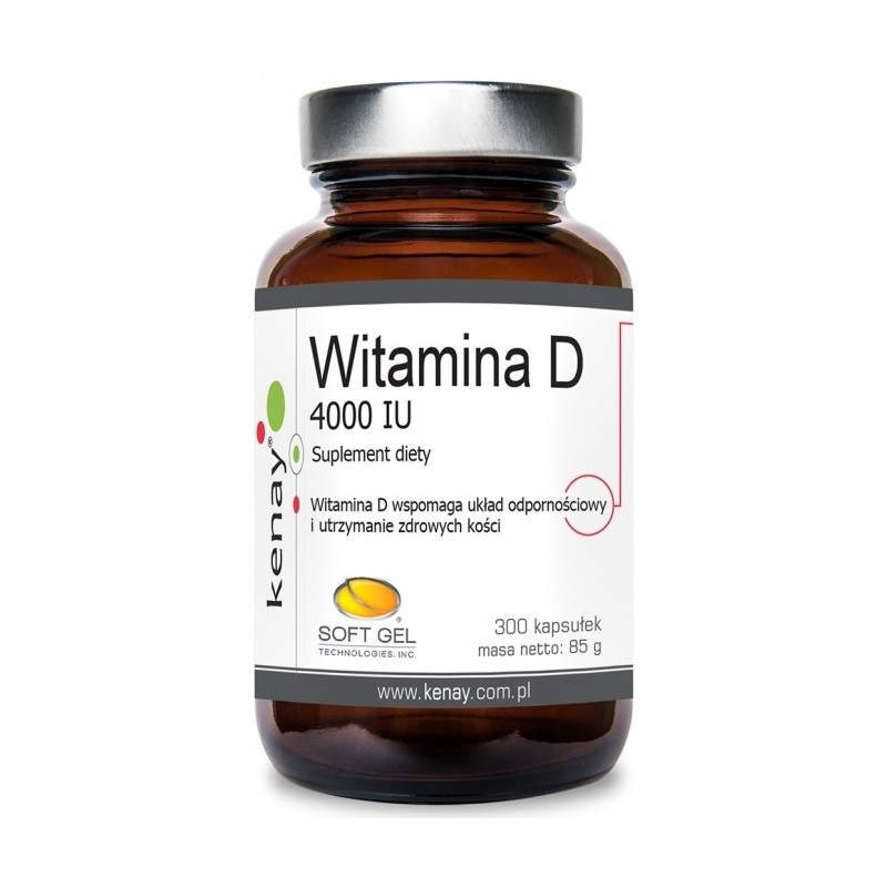 Witamina D3 4000 IU (300 kaps.)