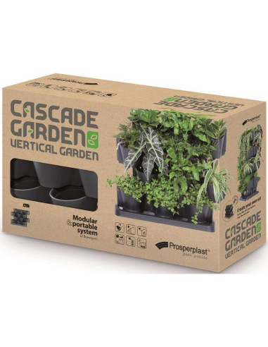 Kwietnik ogród wertykalny stojący antracyt