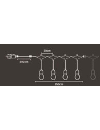 Girlanda ogrodowa party light 20led