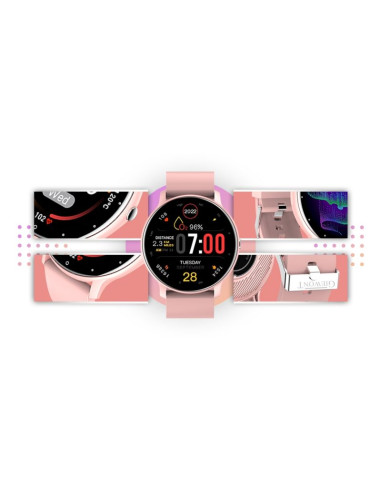 Smartwatch giewont różowy gw120-1
