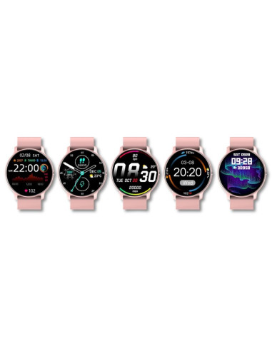 Smartwatch giewont różowy gw120-1