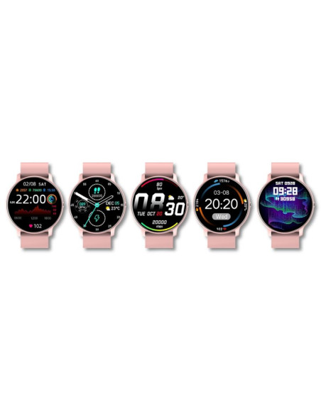 Smartwatch giewont różowy gw120-1