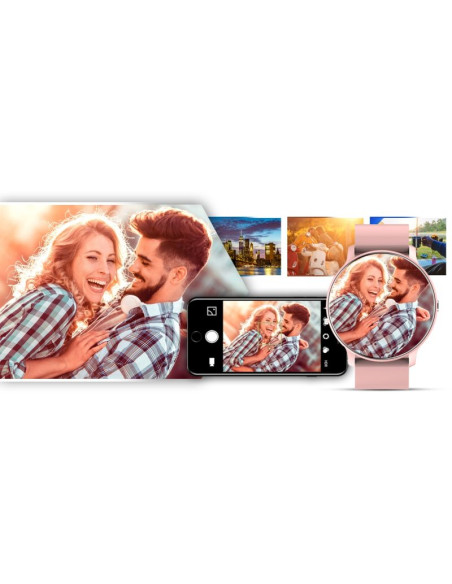 Smartwatch giewont różowy gw120-1