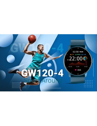 Smartwatch giewont niebieski gw120-4