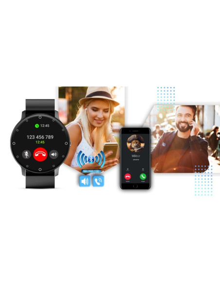 Smartwatch giewont czarny gw120-2 pro