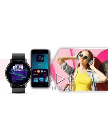 Smartwatch giewont czarny gw120-2 pro