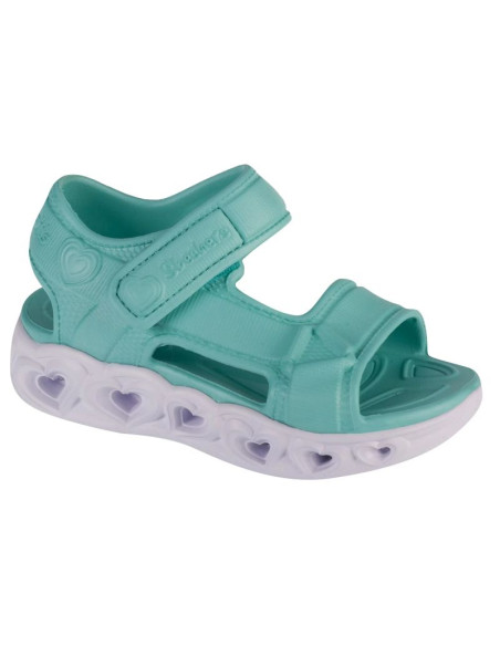 Skechers heart lights sandal - always flashy 308045n-mnt miętowe 25