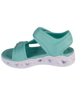 Skechers heart lights sandal - always flashy 308045n-mnt miętowe 25 2
