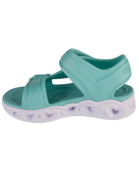 Skechers heart lights sandal - always flashy 308045n-mnt miętowe 25