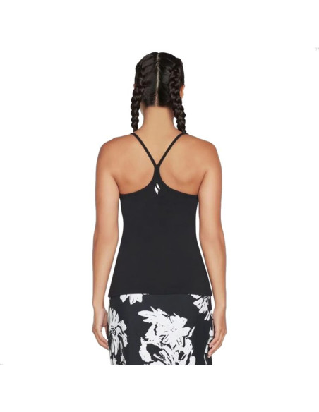 Skechers go walk racerback shelf bra cami w1tt134-blk czarne m