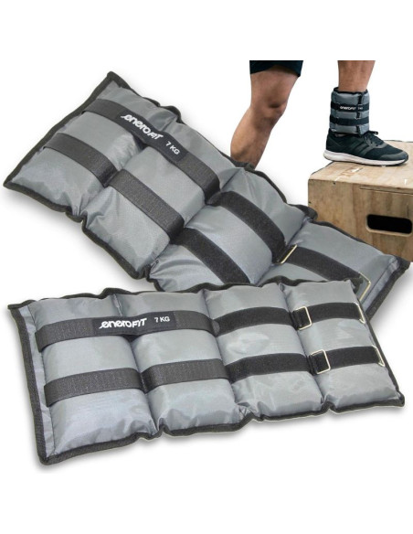 Obciążenie na przeguby szare 14kg (2x7kg) enero fit