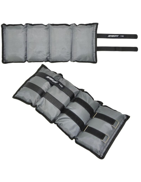 Obciążenie na przeguby szare 14kg (2x7kg) enero fit