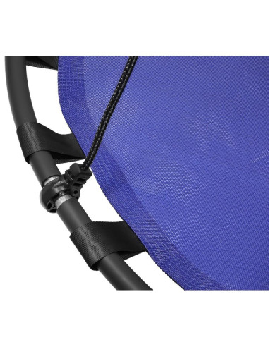 Huśtawka ogrodowa bocianie gniazdo 120cm niebieska