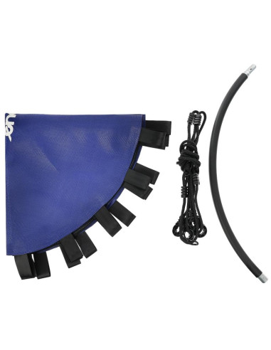 Huśtawka ogrodowa bocianie gniazdo 120cm niebieska