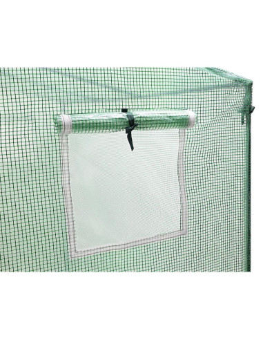 Szklarnia do pomidorów ogórków 200x77x168-150cm pe zielona