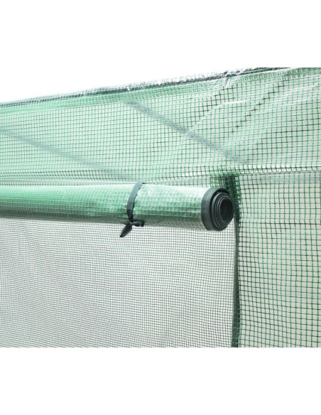 Szklarnia do pomidorów ogórków 200x77x168-150cm pe zielona