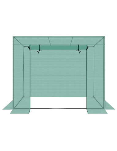 Szklarnia do pomidorów ogórków 200x77x168-150cm pe zielona