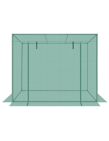 Szklarnia do pomidorów ogórków 200x77x168-150cm pe zielona