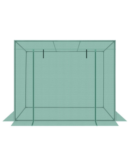 Szklarnia do pomidorów ogórków 200x77x168-150cm pe zielona