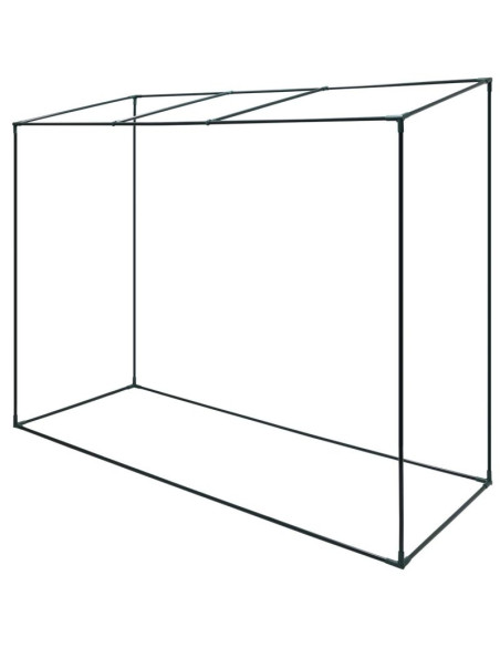 Szklarnia do pomidorów ogórków 200x77x168-150cm pe zielona