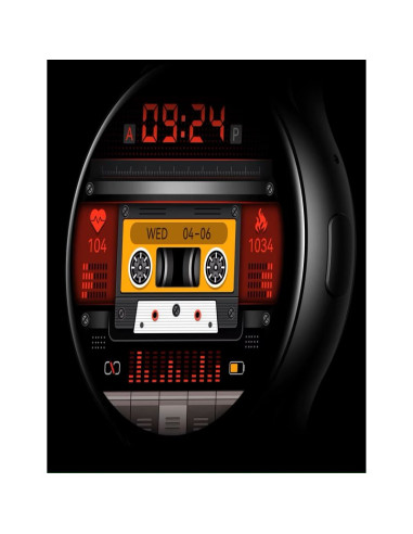 Smartwatch damski rubicon rncf11 silver/grey smarub242