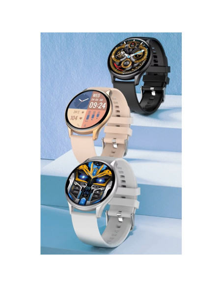 Smartwatch damski rubicon rncf11 silver/grey smarub242